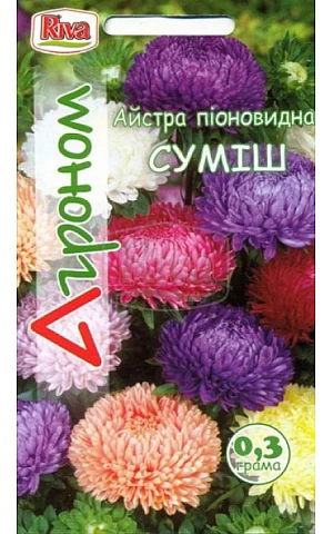 Астра пионовидная Смесь Riva Trade