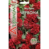 Мальва махрова Червона Riva Trade