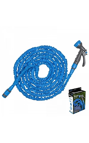 Растягивающийся шланг TRICK HOSE 5-15 м, голубой