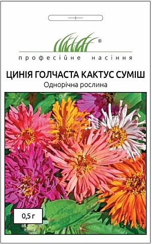 Цинния Кактус смесь