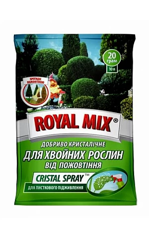 CRISTAL SPRAY для хвойных от пожелтения