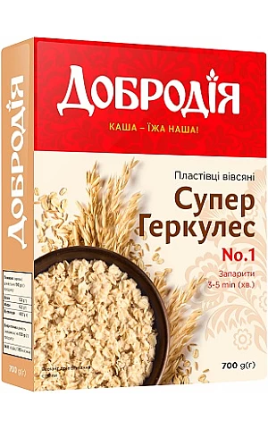 Пластівці вівсяні "Добродія" 700 г