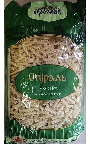 Макаронные изделия "Спираль"
