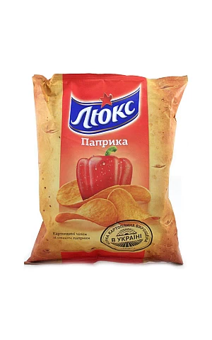 Чіпси Люкс Паприка