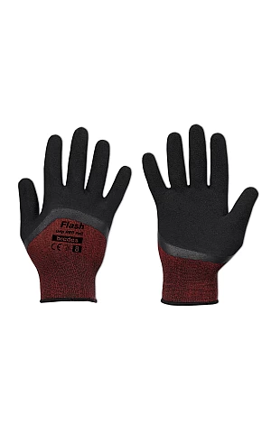 Рукавички захисні FLASH GRIP RED FULL латекс