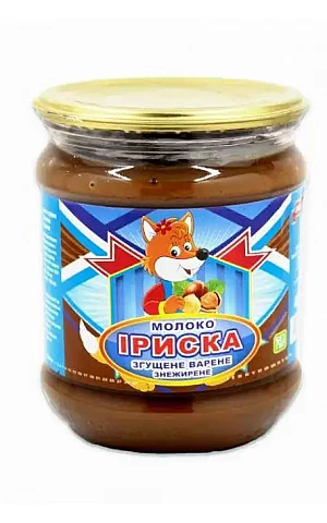 Молоко сгущенное вареное Лисичка со вкусом лесного ореха