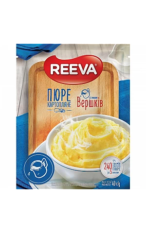 Картопляне пюре Reeva, вершковий смак