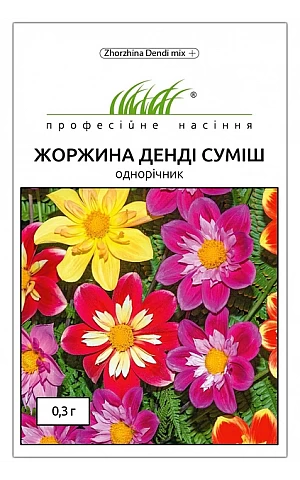 Георгина низкорослая Денди смесь 